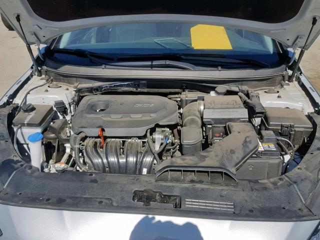 5NPE34AFXJH645301 - 2018 HYUNDAI SONATA SPO SILVER photo 7