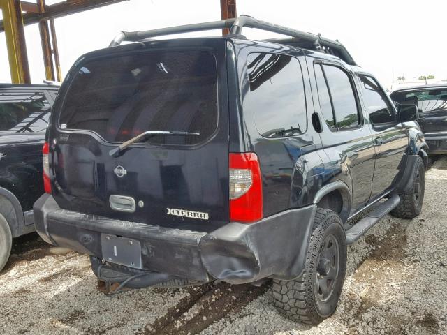 5N1ED28Y4YC571111 - 2000 NISSAN XTERRA XE BLACK photo 4