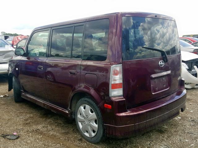 JTLKT324750203030 - 2005 TOYOTA SCION XB 勃艮第红 照片 3