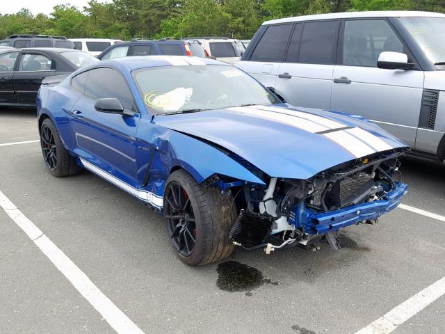 1FA6P8JZ8H5522056 - 2017 FORD MUSTANG SH BLUE photo 1