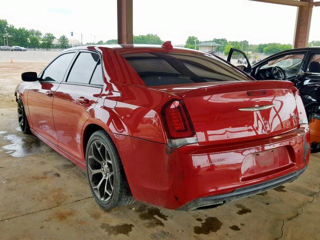 2C3CCABT4HH560245 - 2017 CHRYSLER 300 S RED photo 3