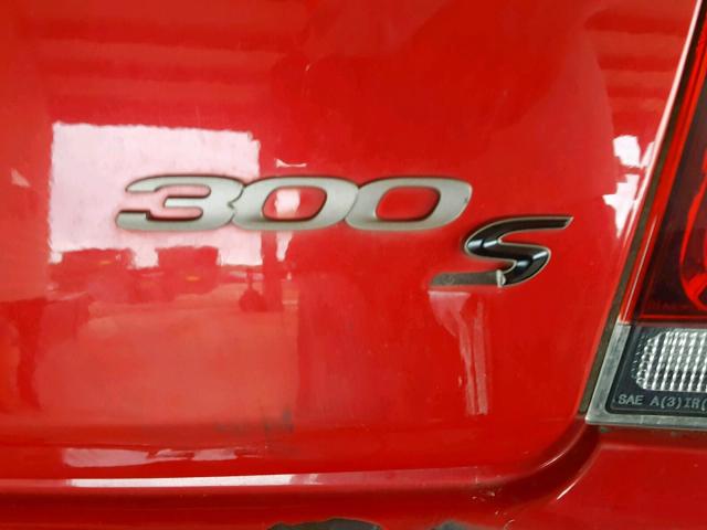 2C3CCABT4HH560245 - 2017 CHRYSLER 300 S RED photo 9