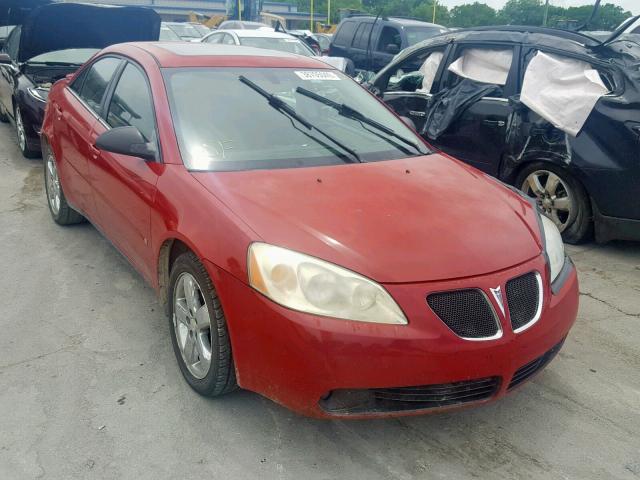 1G2ZH58N574254453 - 2007 PONTIAC G6 GT RED photo 1