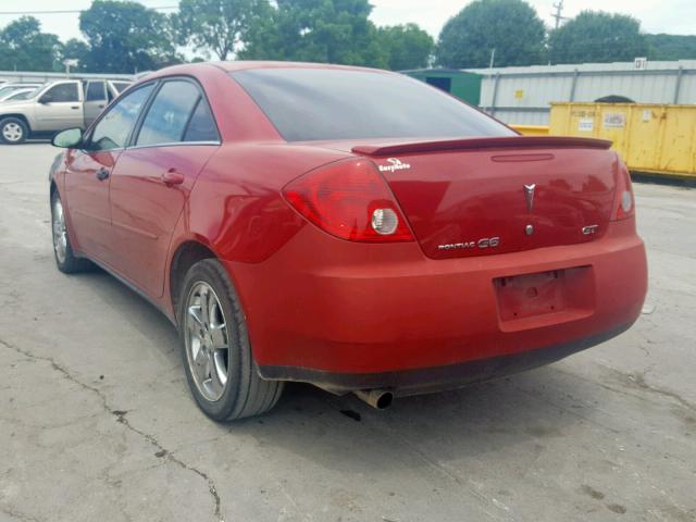 1G2ZH58N574254453 - 2007 PONTIAC G6 GT RED photo 3