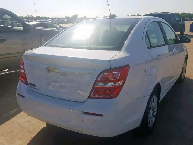 1G1JB5SH4J4127089 - 2018 CHEVROLET SONIC LS 蓝色 照片 4