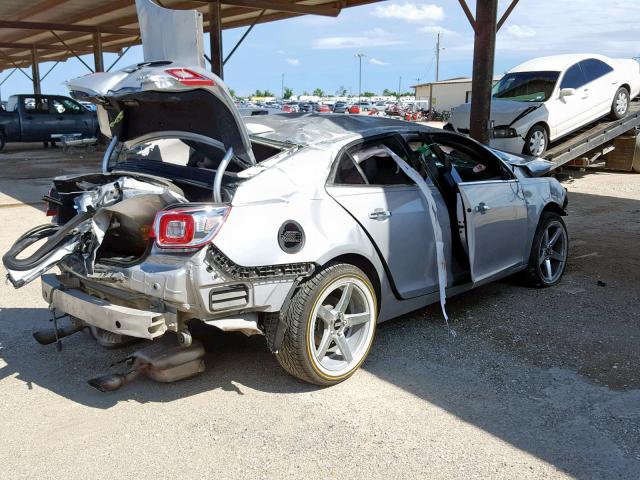 1G11F5SL5FU148873 - 2015 CHEVROLET MALIBU LTZ ვერცხლისფერი ფოტო 4