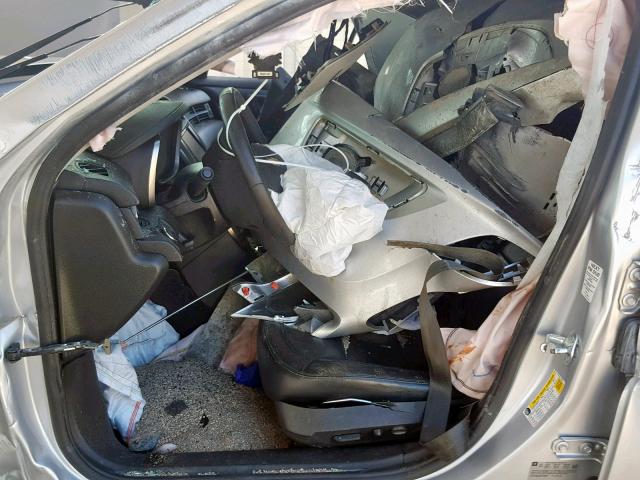 1G11F5SL5FU148873 - 2015 CHEVROLET MALIBU LTZ ვერცხლისფერი ფოტო 5