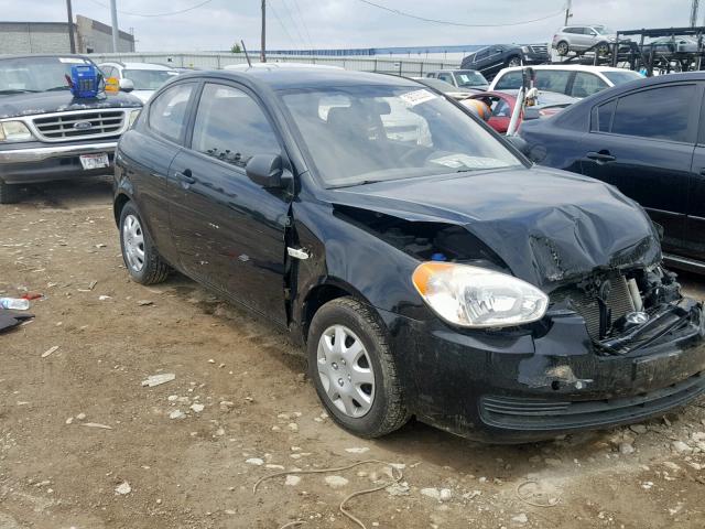 KMHCM36C58U090752 - 2008 HYUNDAI ACCENT GS BLACK photo 1