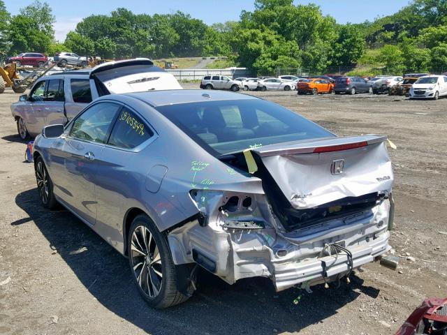 1HGCT1B87GA008339 - 2016 HONDA ACCORD EXL SILVER photo 3