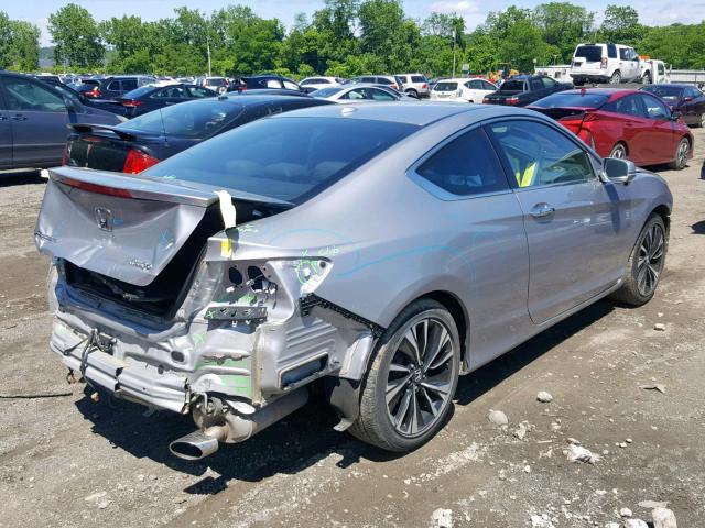 1HGCT1B87GA008339 - 2016 HONDA ACCORD EXL SILVER photo 4