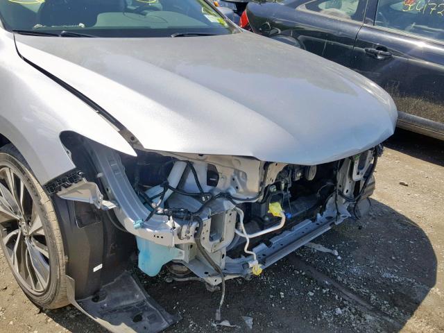 1HGCT1B87GA008339 - 2016 HONDA ACCORD EXL SILVER photo 9