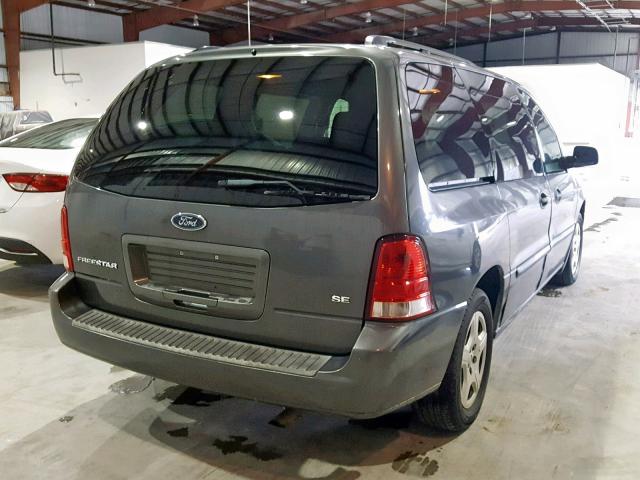 2FMZA51655BA03613 - 2005 FORD FREESTAR S GRAY photo 4