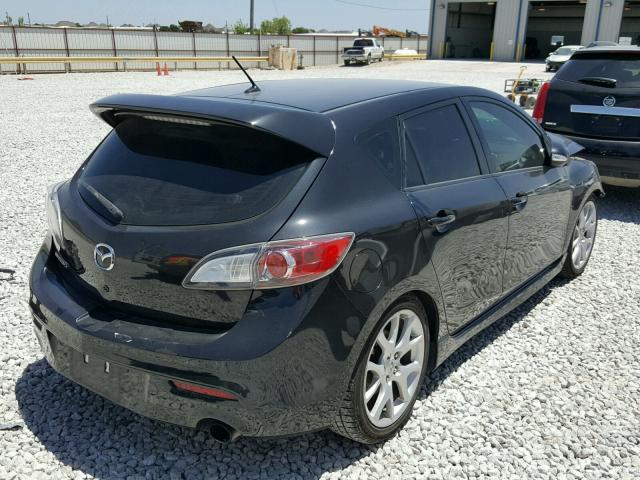 JM1BL1K34B1436697 - 2011 MAZDA SPEED 3 BLACK photo 4