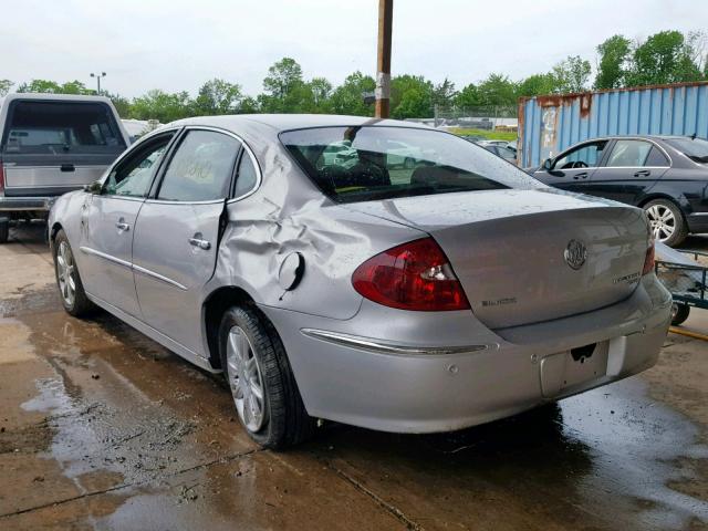 2G4WE537251203240 - 2005 BUICK LACROSSE C SILVER photo 3