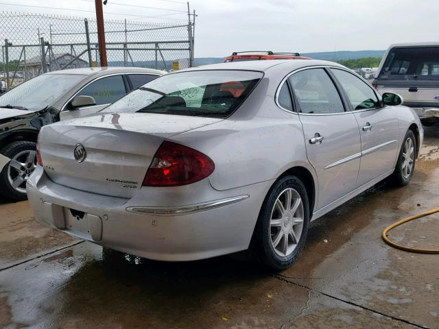 2G4WE537251203240 - 2005 BUICK LACROSSE C SILVER photo 4