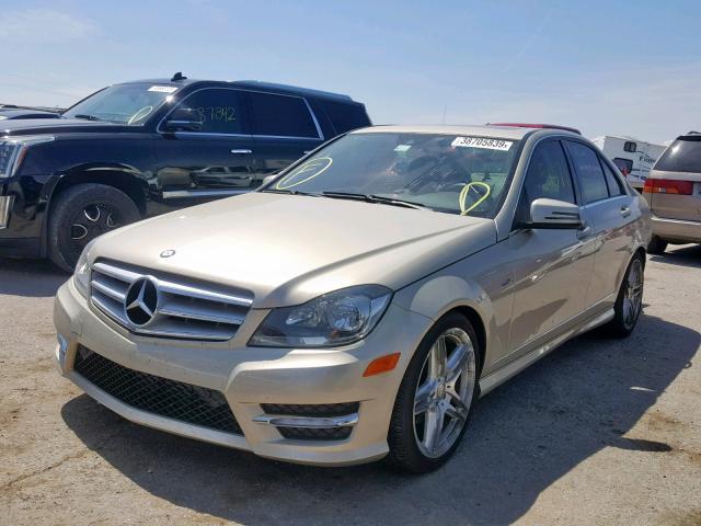 WDDGF4HB0CF866847 - 2012 MERCEDES-BENZ C 250 GOLD photo 2