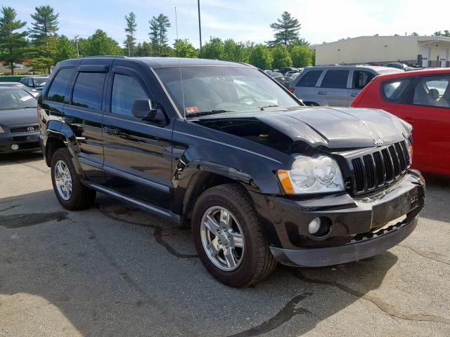 1J8GR48K67C680098 - 2007 JEEP GRAND CHER BLACK photo 1