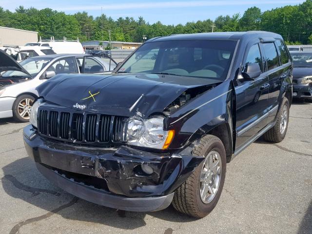 1J8GR48K67C680098 - 2007 JEEP GRAND CHER BLACK photo 2