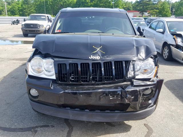 1J8GR48K67C680098 - 2007 JEEP GRAND CHER BLACK photo 9