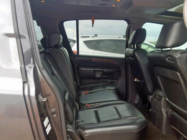 5N1BA08CX8N621227 - 2008 NISSAN ARMADA SE GRAY photo 6