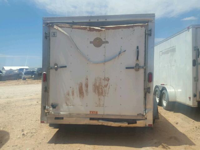 4YMCL1628DT028245 - 2013 CARGO TRAILER WHITE photo 6