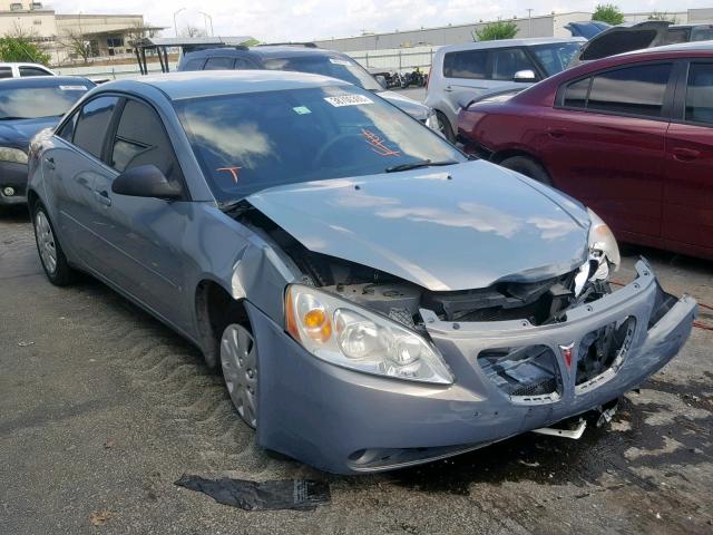 1G2ZF58B574161332 - 2007 PONTIAC G6 VALUE L GRAY photo 1