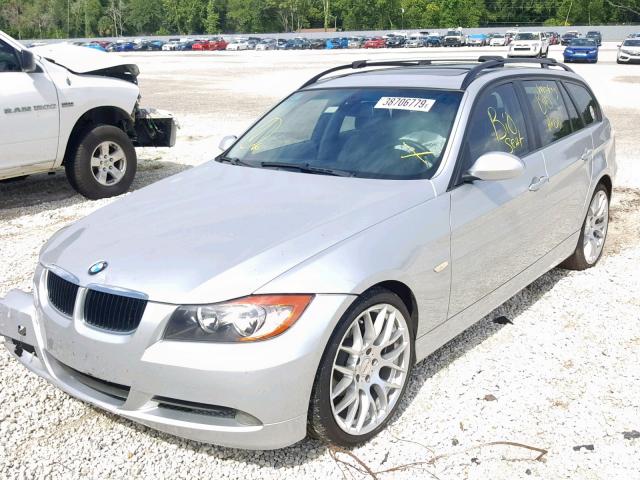 WBAVT13566KW23305 - 2006 BMW 325 XIT SILVER photo 2