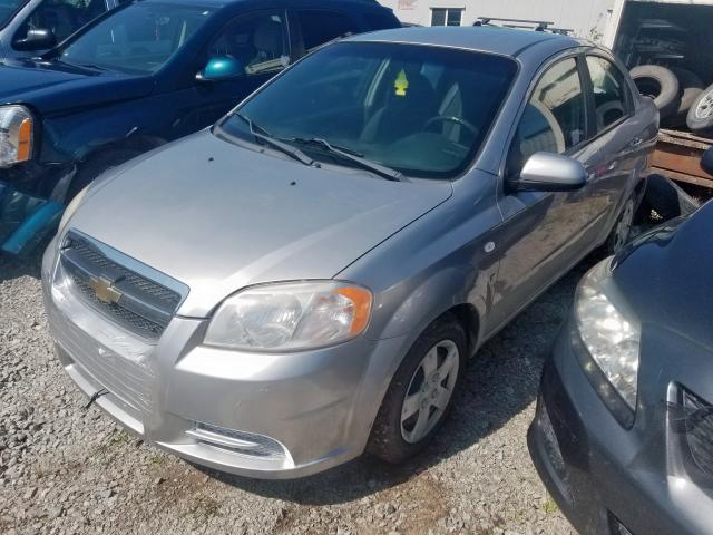 KL1TD55687B096297 - 2007 CHEVROLET AVEO BASE Күміс фото 2