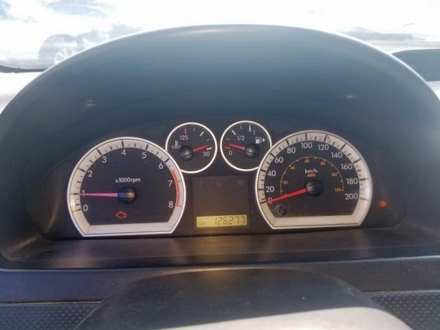 KL1TD55687B096297 - 2007 CHEVROLET AVEO BASE Күміс фото 8