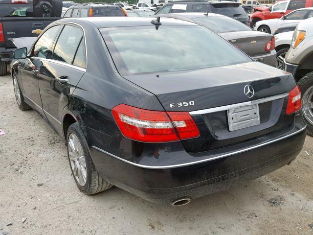 WDDHF5KB3DA691446 - 2013 MERCEDES-BENZ E 350 BLACK photo 3