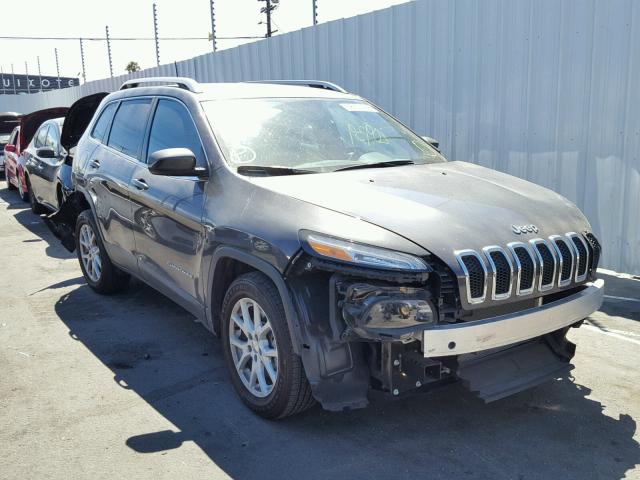 1C4PJLCB7HW586134 - 2017 JEEP CHEROKEE L GRAY photo 1