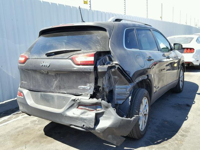 1C4PJLCB7HW586134 - 2017 JEEP CHEROKEE L GRAY photo 4