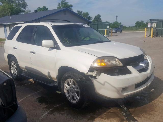 2HNYD18846H509899 - 2006 ACURA MDX TOURIN WHITE photo 1