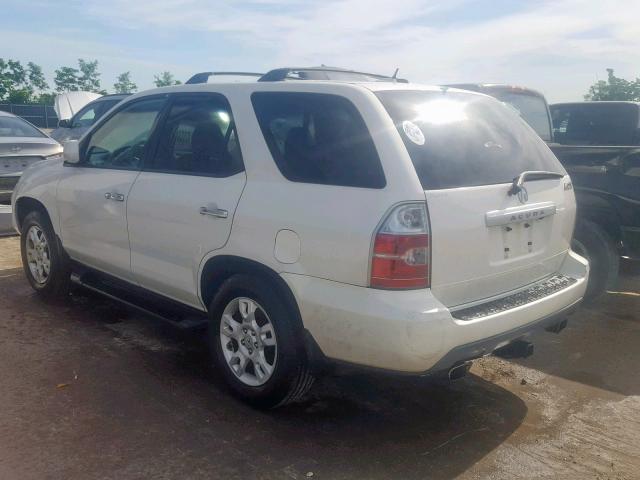 2HNYD18846H509899 - 2006 ACURA MDX TOURIN WHITE photo 3