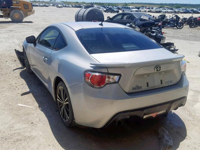 JF1ZNAA14D1733504 - 2013 TOYOTA FR-S SILVER photo 3