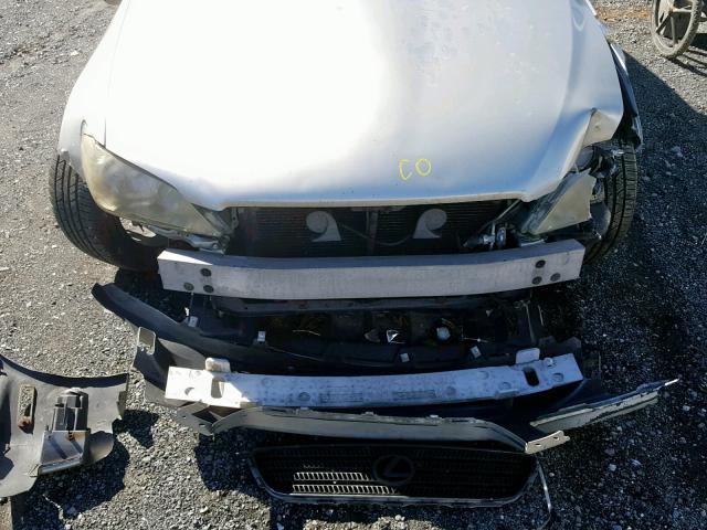 JTHBD182210016970 - 2001 LEXUS IS 300 SILVER photo 7