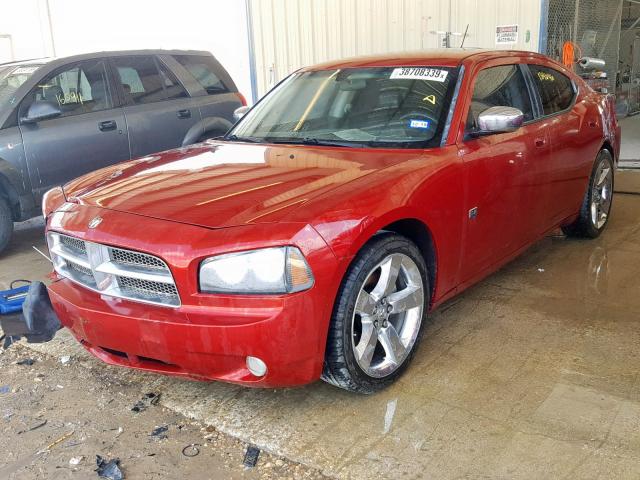 2B3KA33G68H304829 - 2008 DODGE CHARGER SX MAROON photo 2