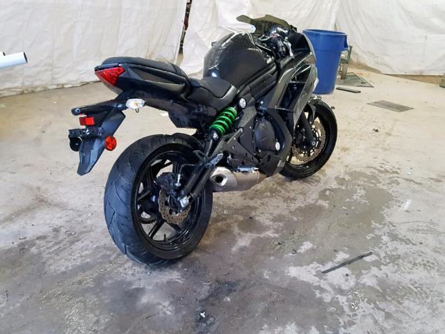 JKAEXEF19GDA28264 - 2016 KAWASAKI EX650 F BLACK photo 4