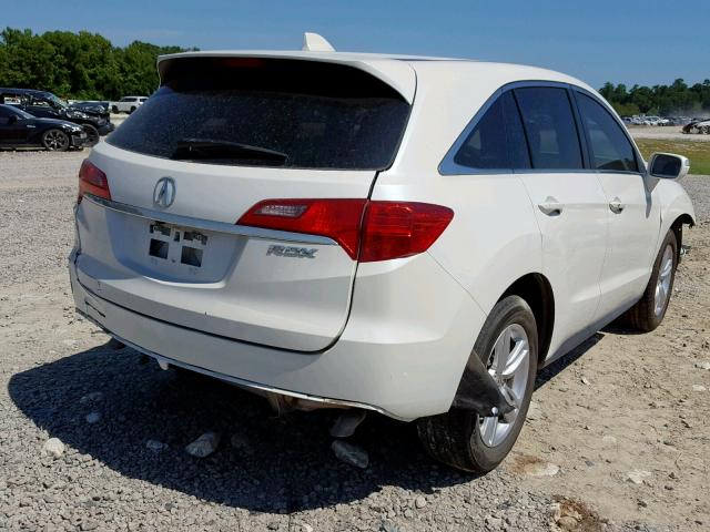 5J8TB3H5XDL018231 - 2013 ACURA RDX TECHNO WHITE photo 4