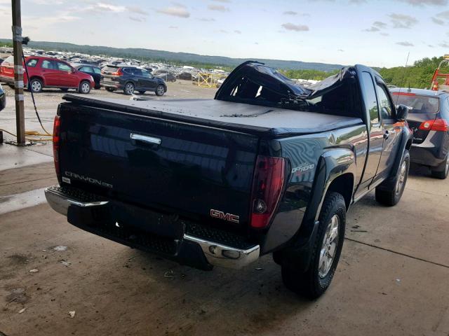 1GTJ6MFE1B8116664 - 2011 GMC CANYON SLE BLACK photo 4