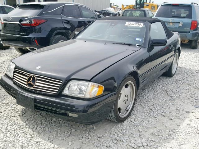 WDBFA63F8VF148717 - 1997 MERCEDES-BENZ SL 320 BLACK photo 2