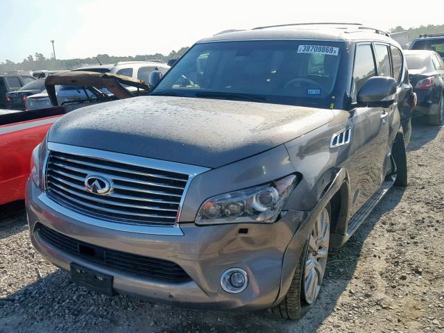 JN8AZ2NFXD9530937 - 2013 INFINITI QX56 GRAY photo 2