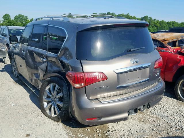 JN8AZ2NFXD9530937 - 2013 INFINITI QX56 GRAY photo 3