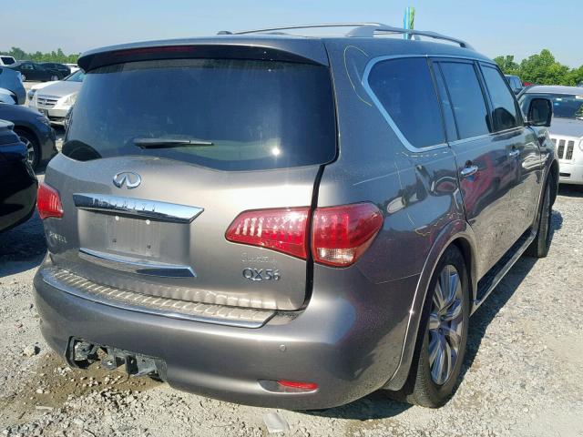 JN8AZ2NFXD9530937 - 2013 INFINITI QX56 GRAY photo 4