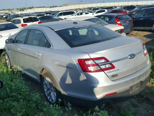 1FAHP2F81GG110943 - 2016 FORD TAURUS LIM SILVER photo 3