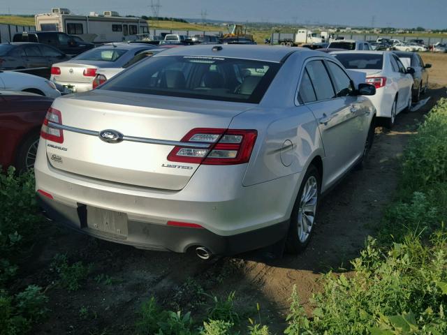 1FAHP2F81GG110943 - 2016 FORD TAURUS LIM SILVER photo 4