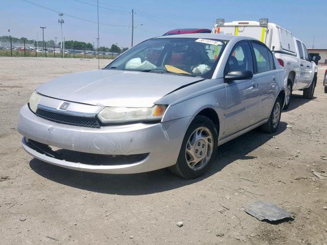 1G8AL52F14Z102168 - 2004 SATURN ION LEVEL SILVER photo 2