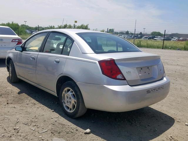 1G8AL52F14Z102168 - 2004 SATURN ION LEVEL SILVER photo 3