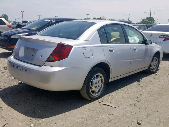 1G8AL52F14Z102168 - 2004 SATURN ION LEVEL SILVER photo 4