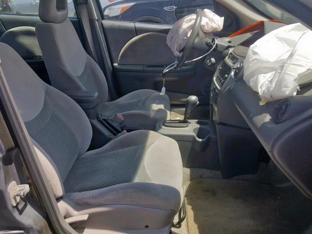 1G8AL52F14Z102168 - 2004 SATURN ION LEVEL SILVER photo 5